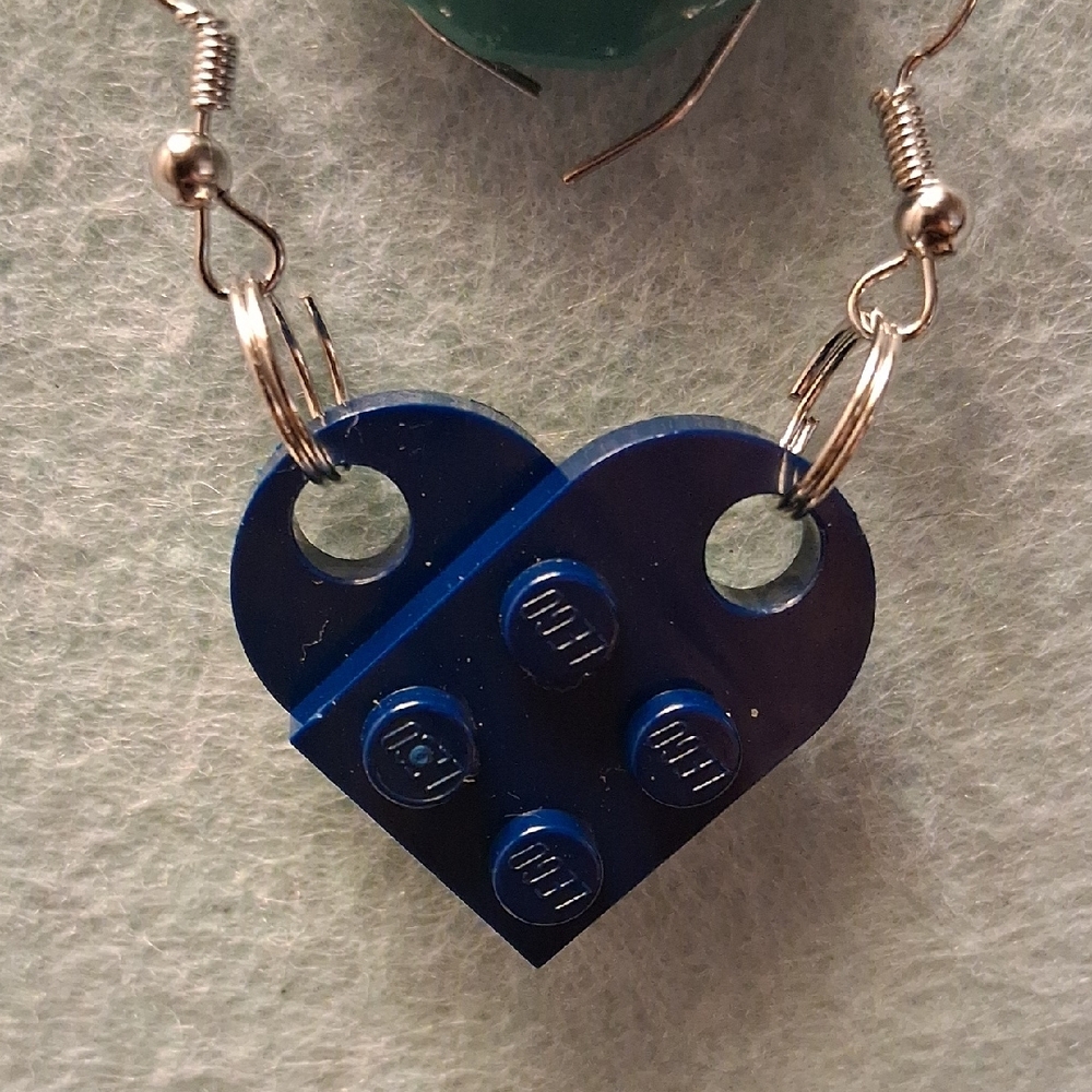 LEGO HEART CONNECT EARRINGS